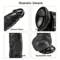 8.26in Lifelike Big PVC Dildo For Women Beginner Couple Sex Toy
