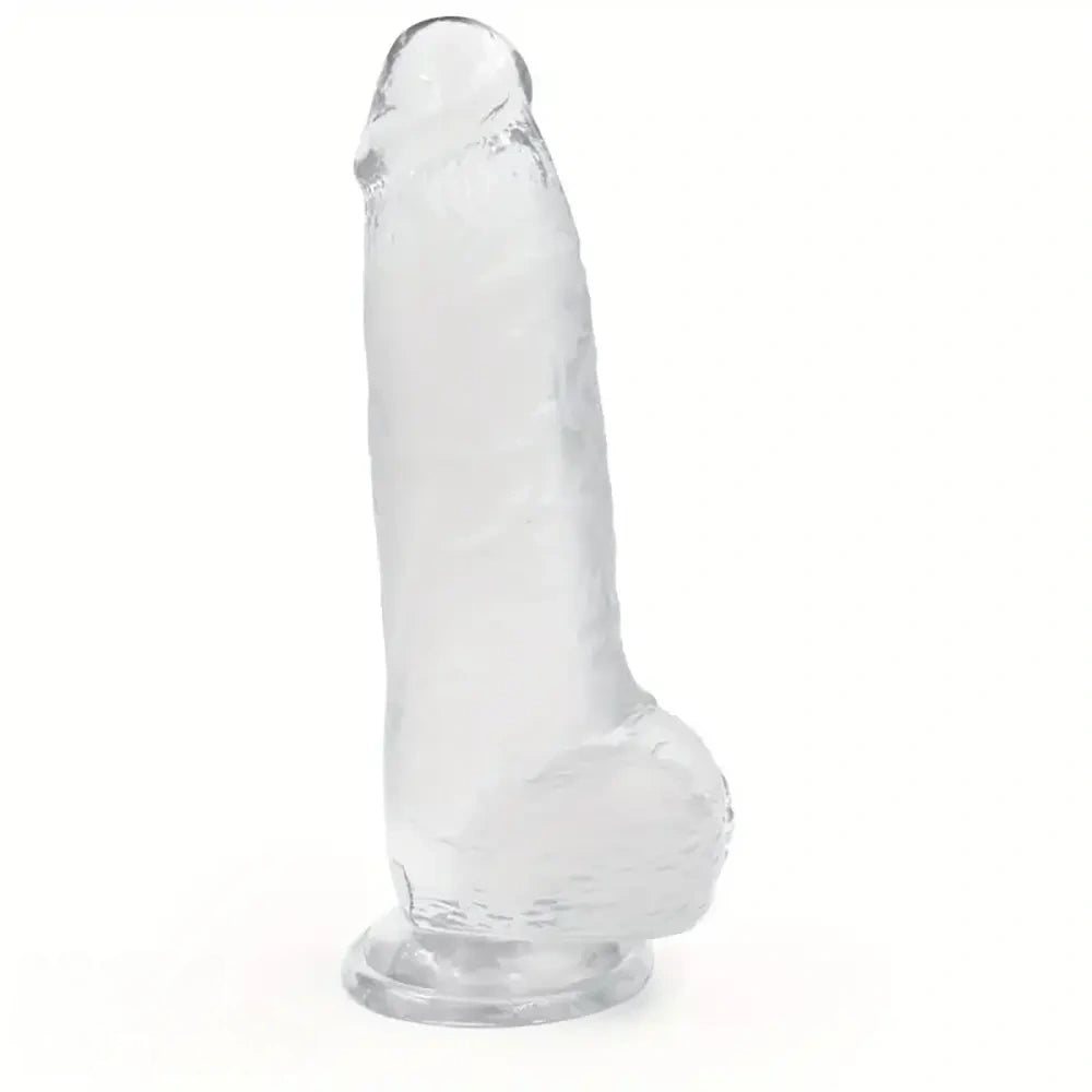 8.26in Lifelike Big PVC Dildo For Women Beginner Couple Sex Toy