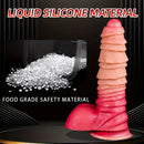 8.26in Liquid Silicone Real Big Soft Dildo For Anal Vaginal Sex Toy