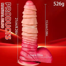8.26in Liquid Silicone Real Big Soft Dildo For Anal Vaginal Sex Toy