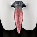 8.26in Liquid Silicone Tongue Fantasy Big Soft Unisex Dildo Butt Plug