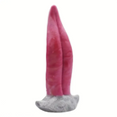 8.26in Liquid Silicone Tongue Fantasy Big Soft Unisex Dildo Butt Plug