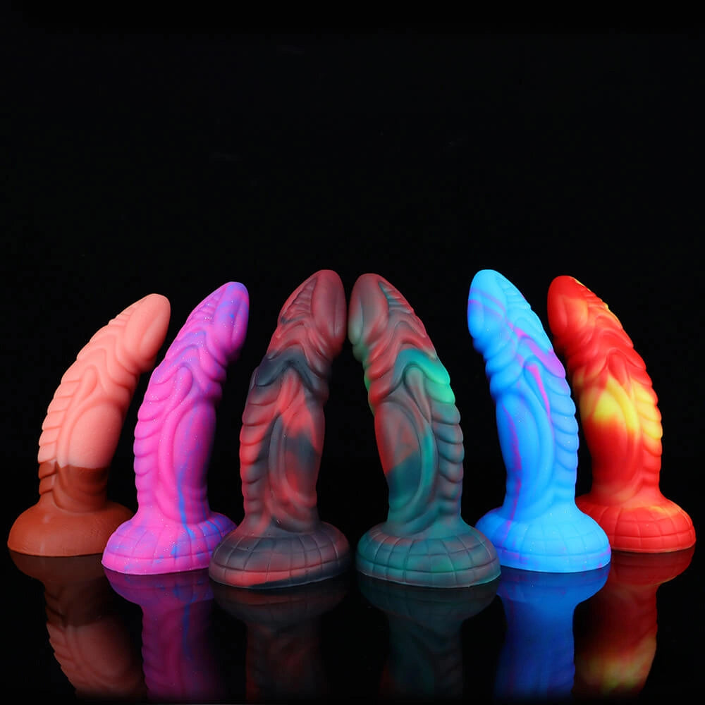 8.26in Monster Animal Fantasy Odd Design Soft Dildo With Strong Sucker