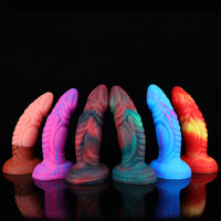 8.26in Monster Animal Fantasy Odd Design Soft Dildo With Strong Sucker
