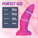 8.26in Monster Animal Fantasy Odd Design Soft Dildo With Strong Sucker