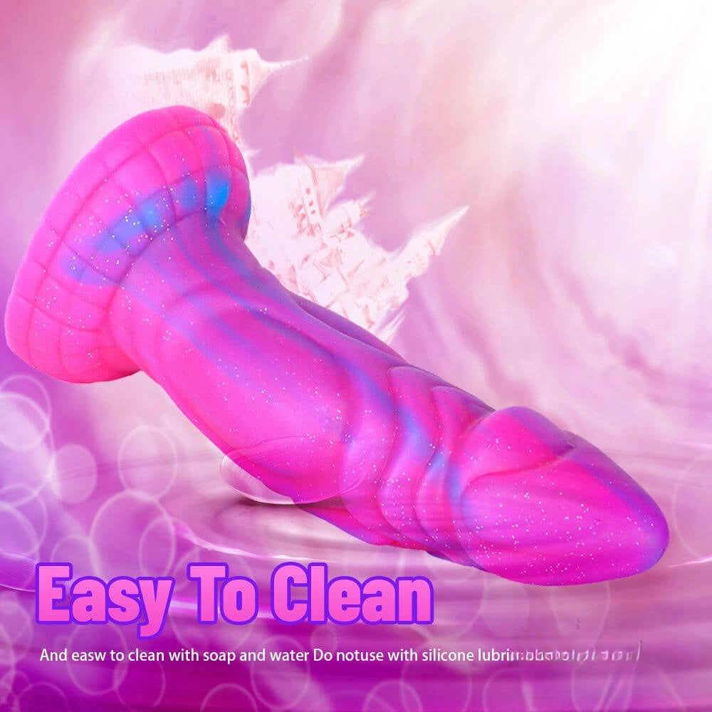 8.26in Monster Animal Fantasy Odd Design Soft Dildo With Strong Sucker