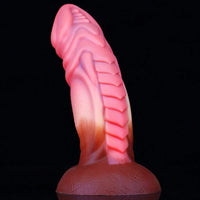 8.26in Monster Animal Fantasy Odd Design Soft Dildo With Strong Sucker