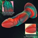 8.26in Monster Animal Fantasy Odd Design Soft Dildo With Strong Sucker