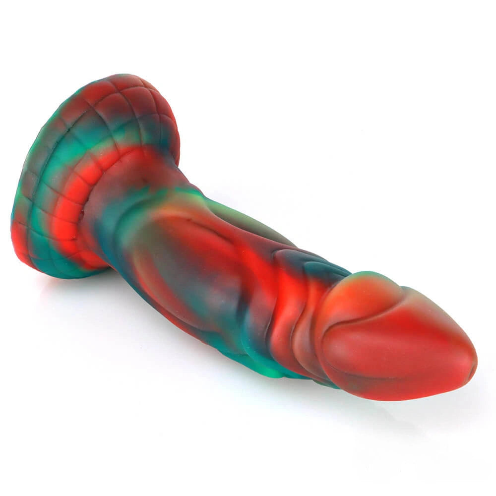 8.26in Monster Animal Fantasy Odd Design Soft Dildo With Strong Sucker