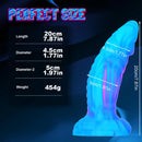8.26in Monster Animal Fantasy Odd Design Soft Dildo With Strong Sucker