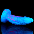 8.26in Monster Animal Fantasy Odd Design Soft Dildo With Strong Sucker