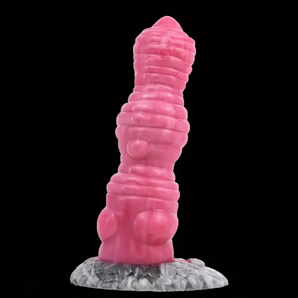 8.26in Monster Big Knot Silicone Soft Dildo Soft Women Sex Toy