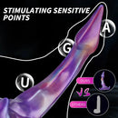 8.26in Monster Big Silicone Dildo Suction Cup Base For Hands-Free Play