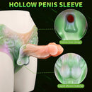 8.26in Monster Creature Hollow Dildo Harness Pants Strap on Spiked Dildo