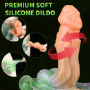 8.26in Monster Creature Hollow Dildo Harness Pants Strap on Spiked Dildo