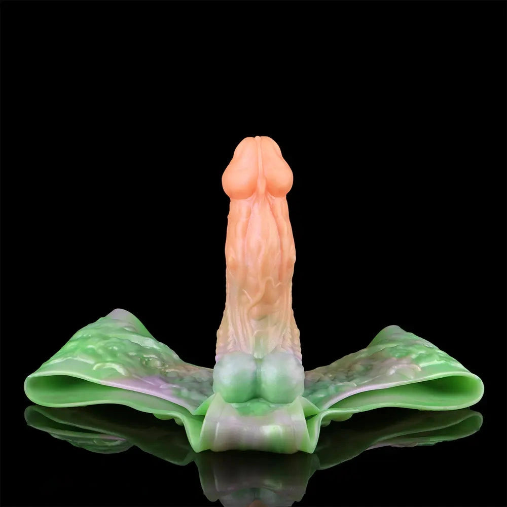 8.26in Monster Creature Hollow Dildo Harness Pants Strap on Spiked Dildo