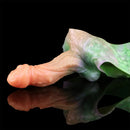 8.26in Monster Creature Hollow Dildo Harness Pants Strap on Spiked Dildo
