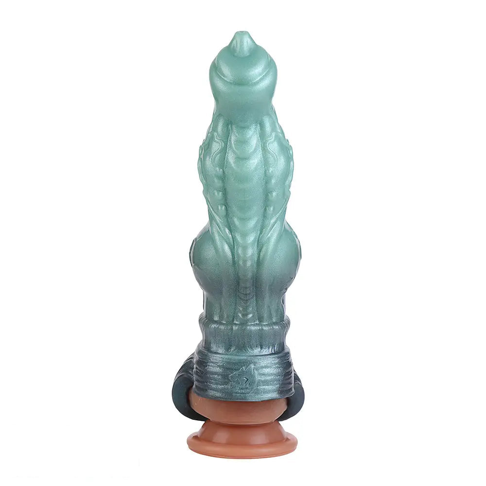 8.26in Moonbound Hound Silicone Hollow Cock Sleeve Dildo For Male Toy