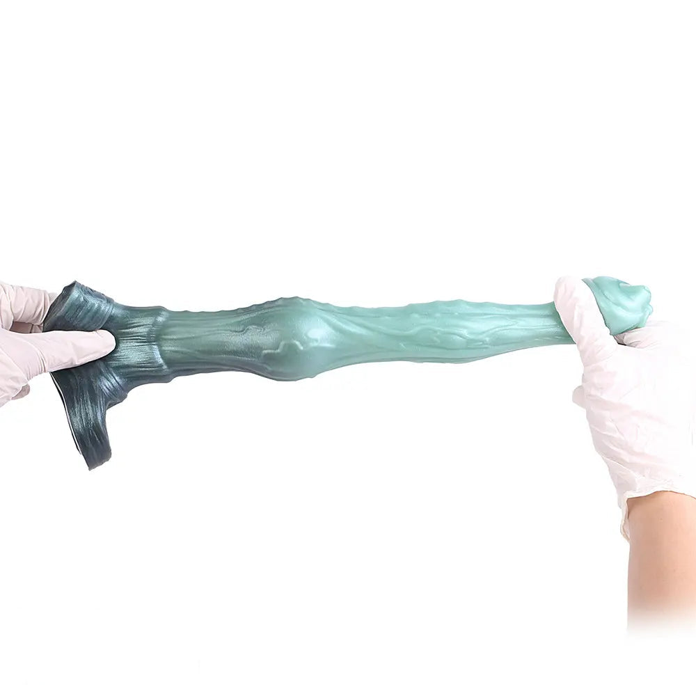 8.26in Moonbound Hound Silicone Hollow Cock Sleeve Dildo For Male Toy