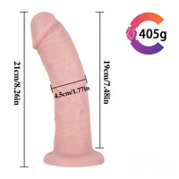 8.26in No Eggs Penis Dildo For Strapons Women Sex Toy
