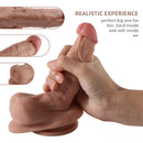 8.26in Odd Silicone Realistic Dildo Cock For Women With Suction Cup