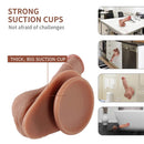 8.26in Odd Silicone Realistic Dildo Cock For Women With Suction Cup