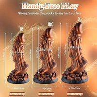 8.26in Premium Dragon Big Silicone Soft Dildo For Women Men Couple Sex