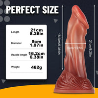 8.26in Real Feeling Lifelike Dildo With Cloud Design Base Adult Toy