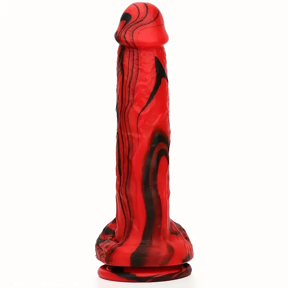 8.26in Realistic Body-Safe Silicone Dildo For G-Spot Anal Stimulation