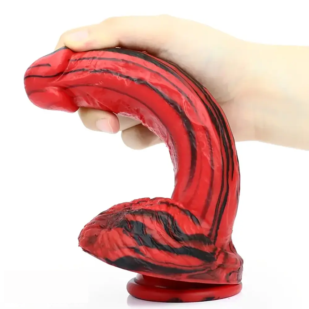 8.26in Realistic Body-Safe Silicone Dildo For G-Spot Anal Stimulation