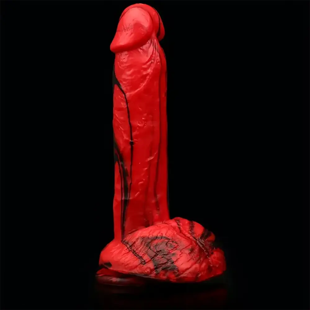 8.26in Realistic Body-Safe Silicone Dildo For G-Spot Anal Stimulation