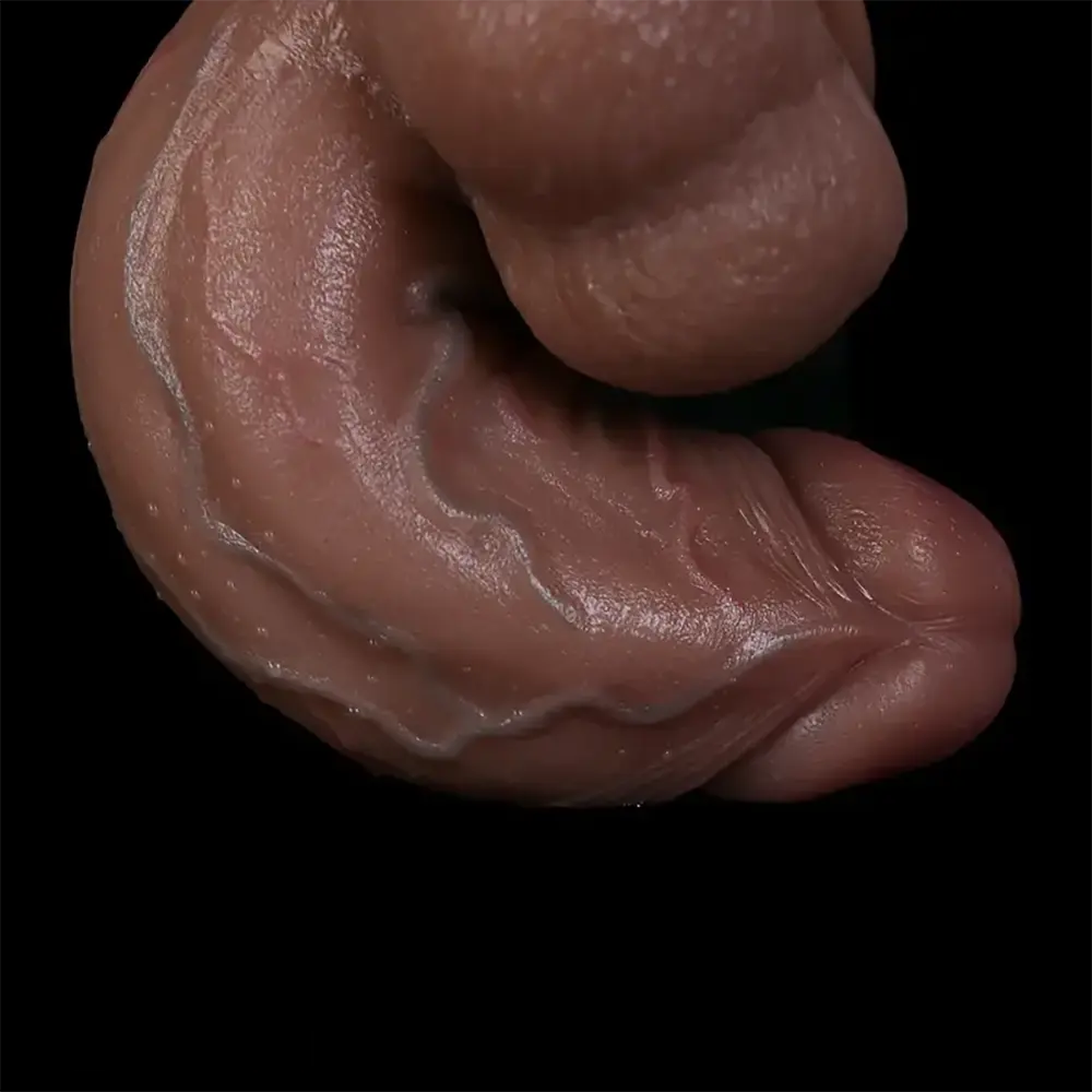 8.26in Silicone Realistic Penis Big Dildo Female Sex Toy For Orgasm
