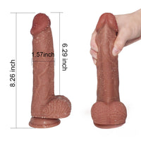 8.26in Silicone Realistic Waterproof Dildo Sex Toy For Vagina Sex
