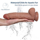 8.26in Silicone Realistic Waterproof Dildo Sex Toy For Vagina Sex