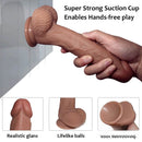 8.26in Silicone Realistic Waterproof Dildo Sex Toy For Vagina Sex