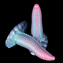 8.26in Silicone Thick Tentacle Dildo Monster Big Thread Soft Anal Plug