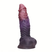 8.26in Silicone Weird Soft Realistic Penis Monster Cock Big Dildo