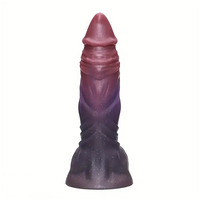8.26in Silicone Weird Soft Realistic Penis Monster Cock Big Dildo