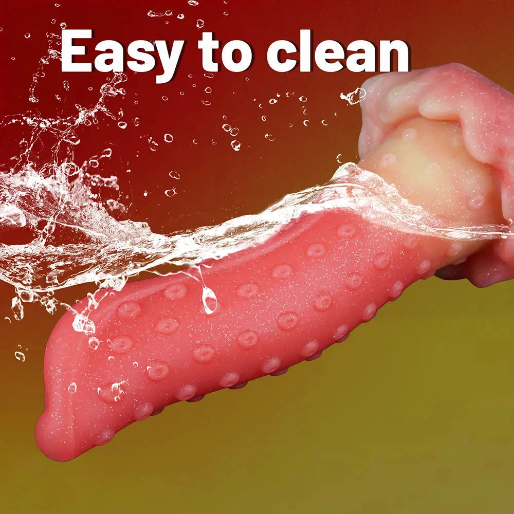 8.26in Soft Realistic Odd Shaped Silicone Penis Octopus Dildo For Love