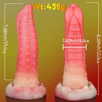 8.26in Soft Realistic Odd Shaped Silicone Penis Octopus Dildo For Love