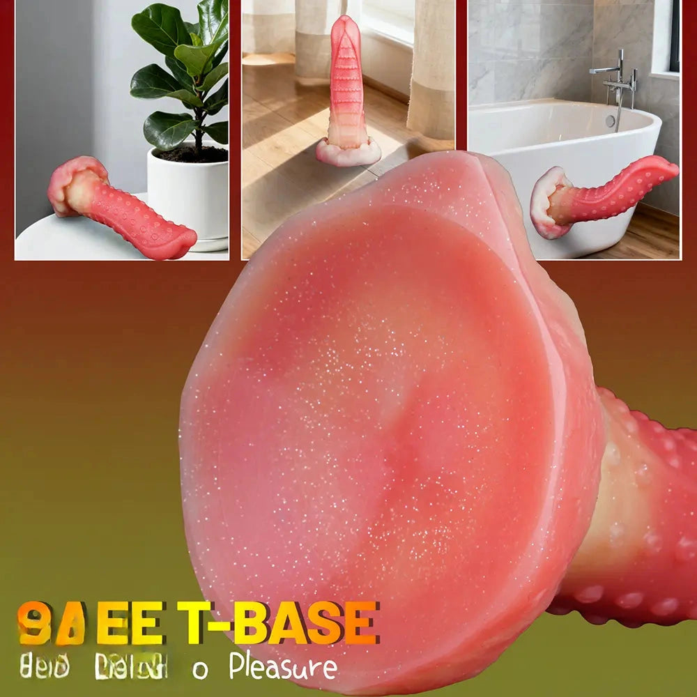 8.26in Soft Realistic Odd Shaped Silicone Penis Octopus Dildo For Love