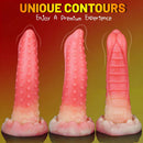 8.26in Soft Realistic Odd Shaped Silicone Penis Octopus Dildo For Love