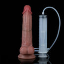 8.26in Strap on Ejaculating Dildo With Sliding Skin Sexual Wellness Product