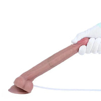 8.26in Strap on Ejaculating Dildo With Sliding Skin Sexual Wellness Product