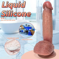 8.26in Strap on Silicone Soft Big Strap on Dildo For Anal Stimulation Love