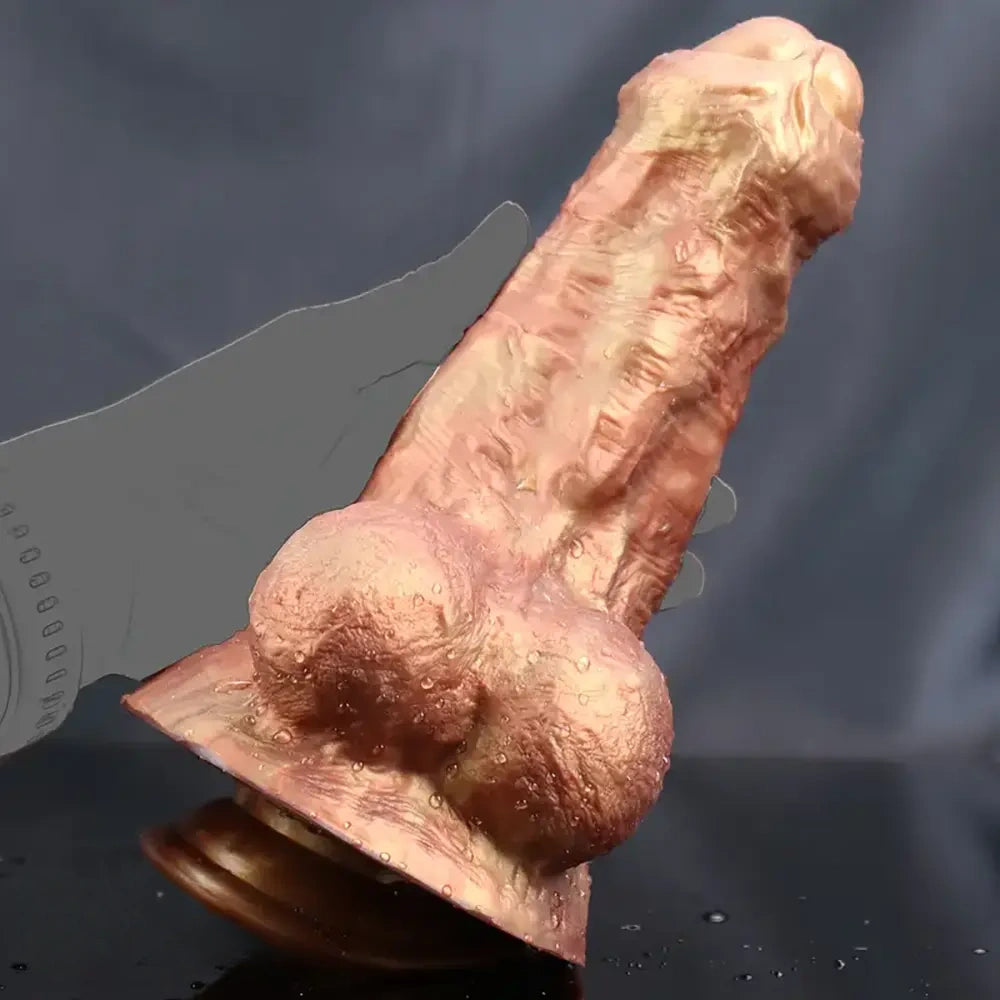 8.26in Super Huge Thick Realistic Big Silicone Dildo Vaginal Massager
