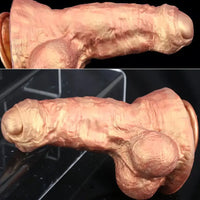 8.26in Super Huge Thick Realistic Big Silicone Dildo Vaginal Massager