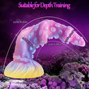 8.26in Tentacle Adult Toy Fantasy Dildo Glowing Octopus Silicone Dildo