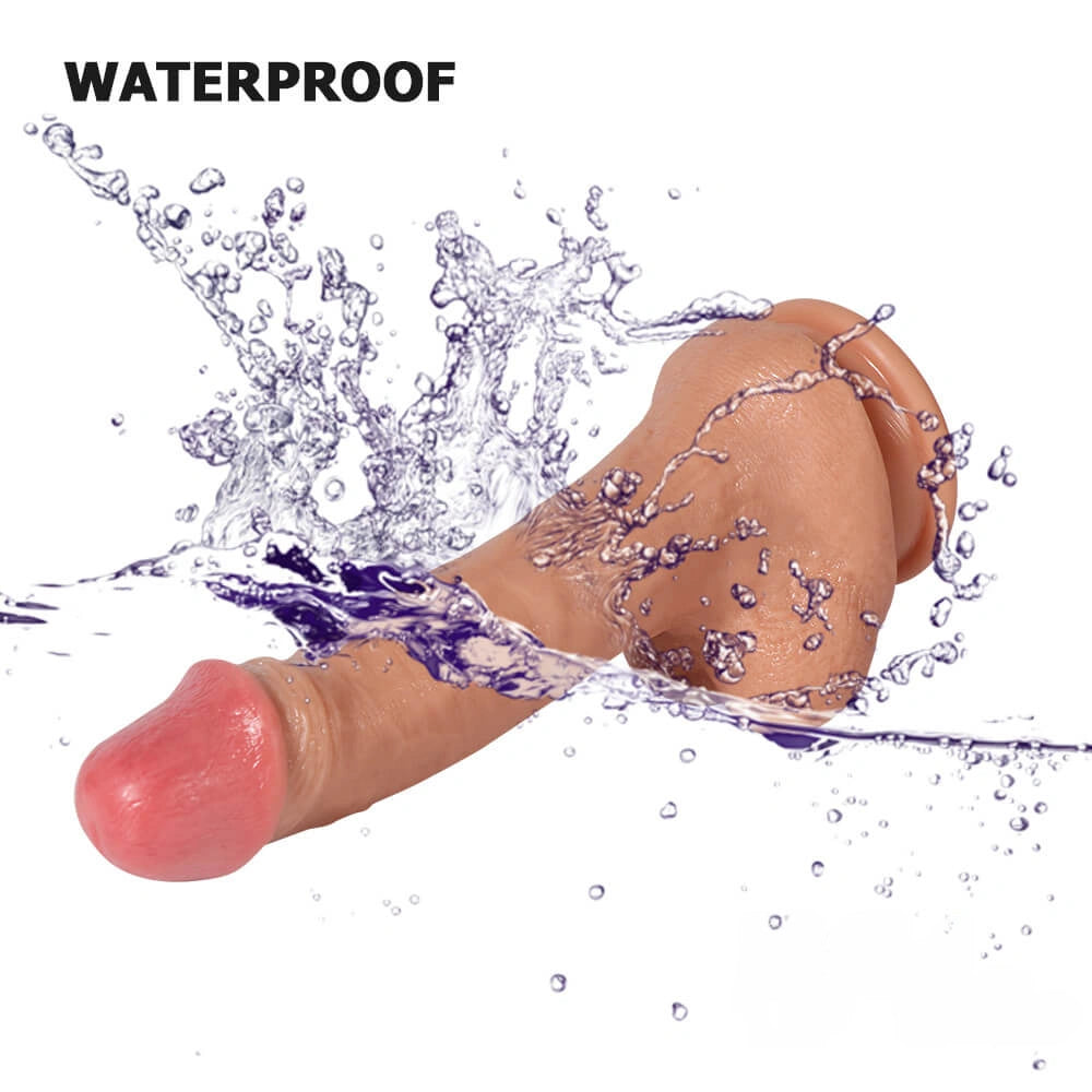 8.26in TPE 20 Vibrating Modes Real Lifelike Dildo With Sucker