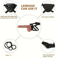 8.26in Wireless Vibrating Thrusting Heating Silicone Big Strap on Dildo